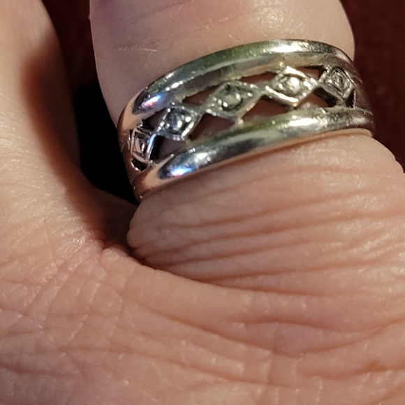 Sterling silver band - Picture 6 of 7